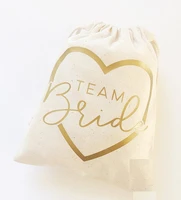 personalized team bride heart bridesmaid wedding bachelorette hangover kits party candy pouches perfect blend favor bags