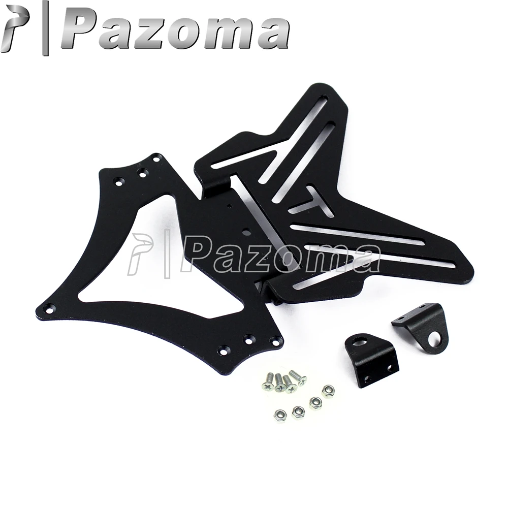 Черный держатель номерного знака мотоцикла вешалка ХВОСТ аккуратный кронштейн