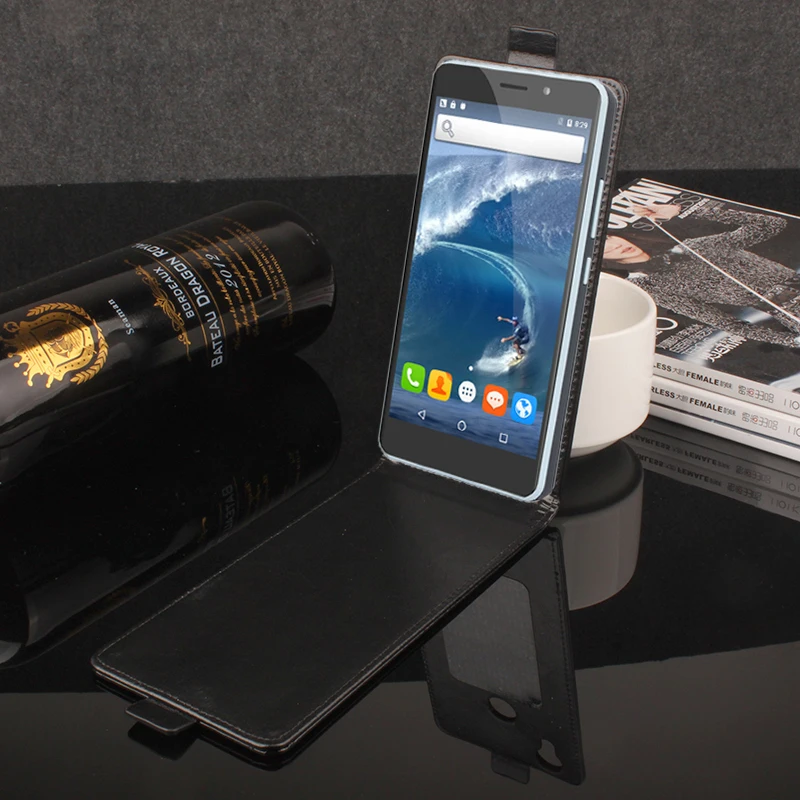 HongBaiwei THL T9 Pro Чехол с вертикальной откидкой Роскошный PU кожаный чехол для