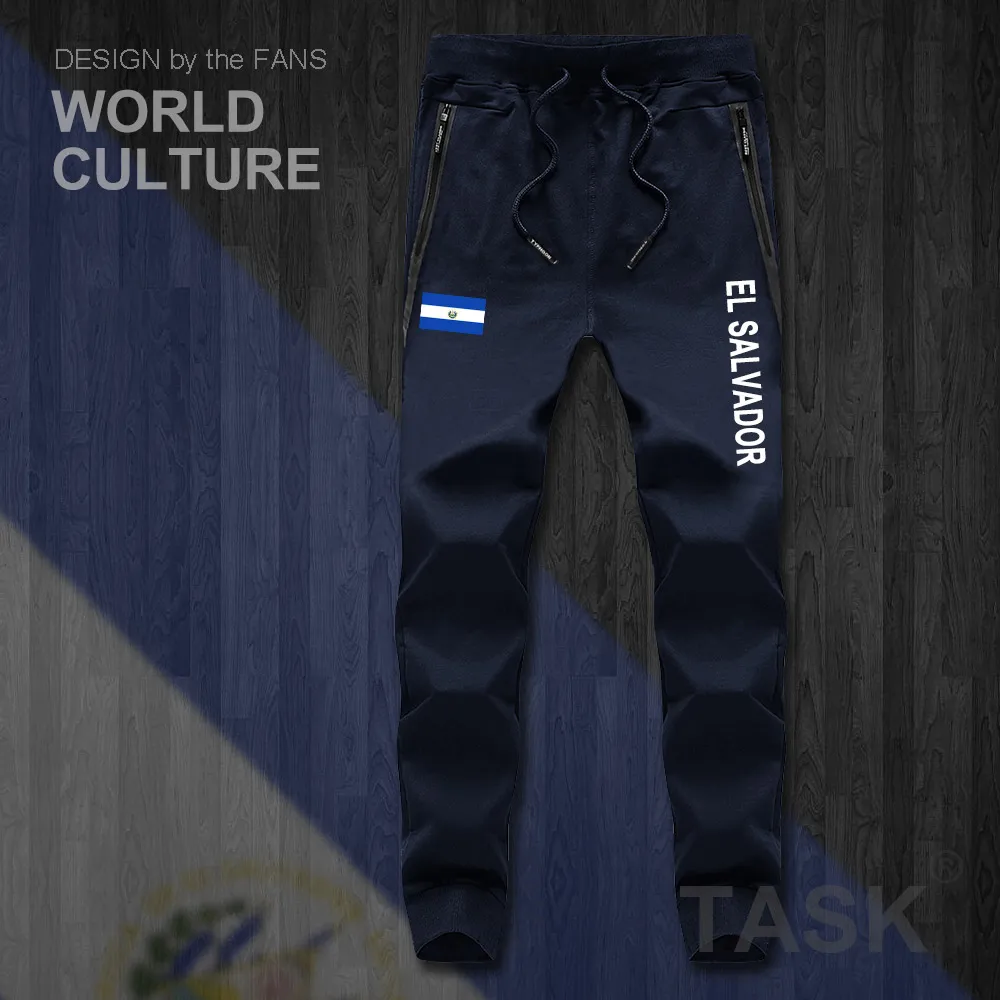 El Salvador Salvadoran SLV mens pants joggers jumpsuit sweatpants track sweat fitness fleece tactical casual nation country new | Мужская