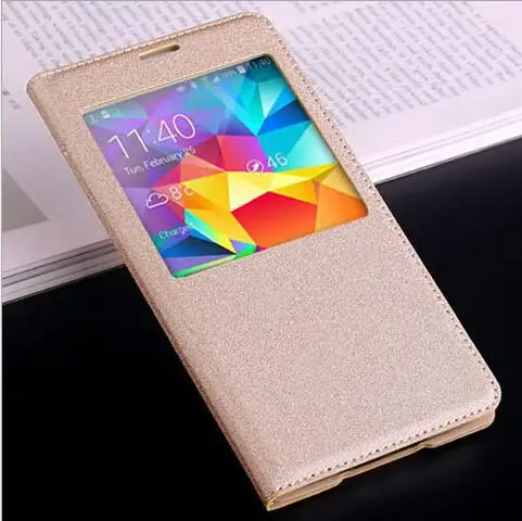 S5 i9600 искусственная кожа флип чехол для Samsung Galaxy роскошный вид окна оригинальный