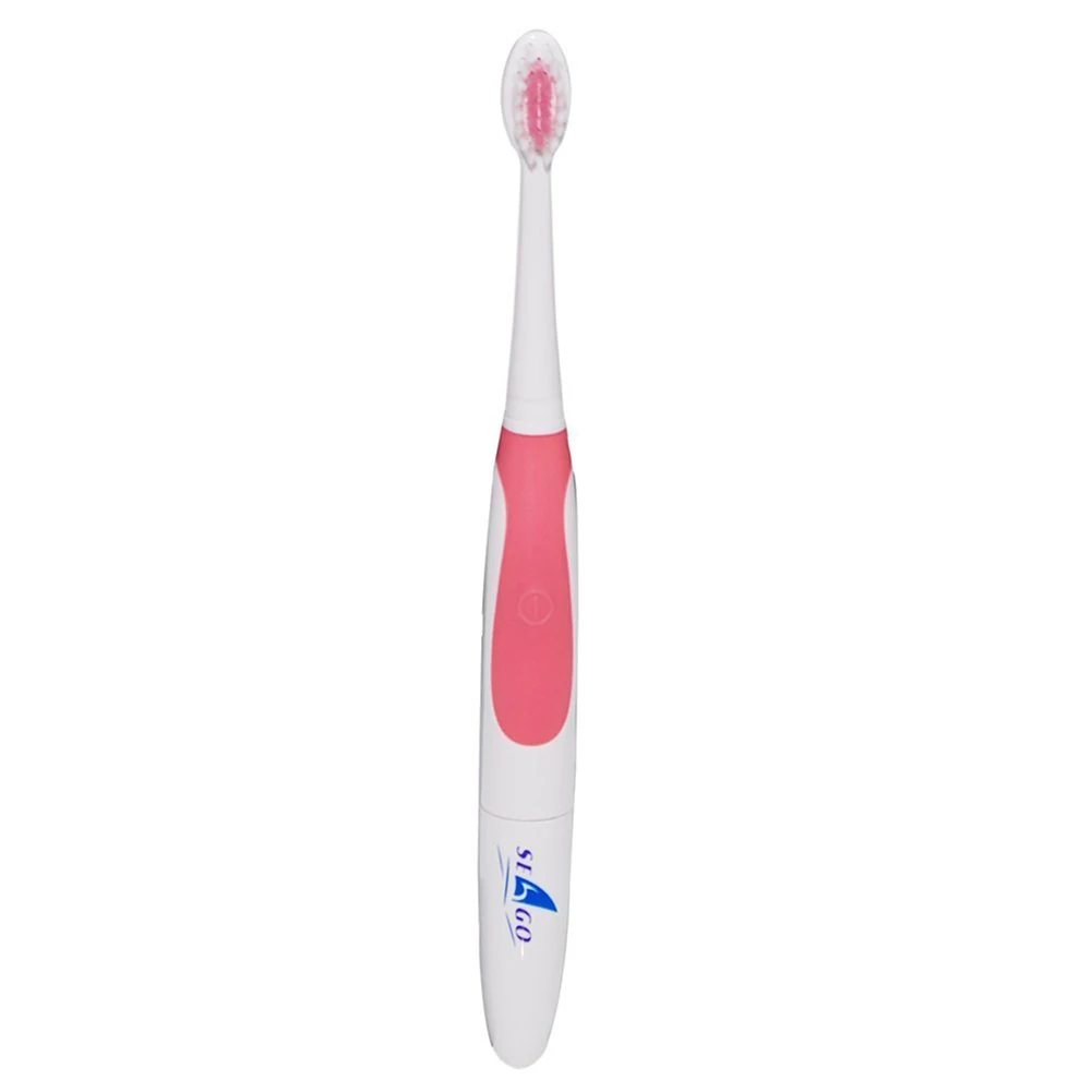 Rotary electric toothbrush adult Teeth whitening tool 3 brush heads IPX7 waterproo Oral cleaning appliance AAA battery 4 color | Бытовая