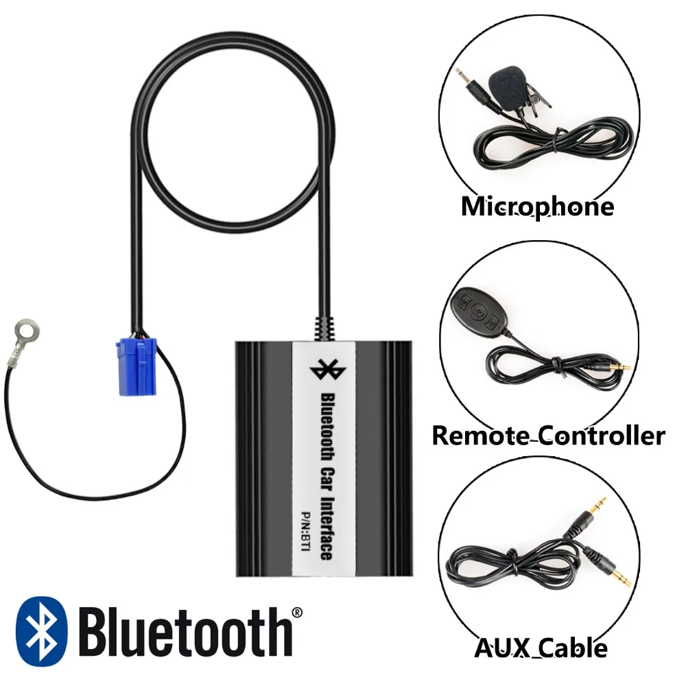 APPS2Car Bluetooth Hands Free адаптер автомобильный интегрированный USB AUX разъем интерфейс для