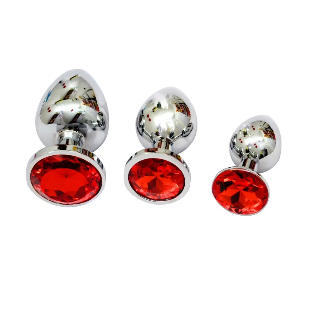 3pcs/Set Small Medium Big Stainless Steel Metal Anal Plug Dildo Sex Toys Products Butt Gay Beads MQFORU Adult Use | Красота и