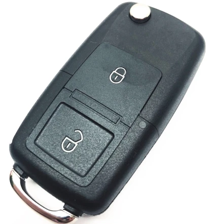 2223-2N Складной чехол-брелок на 2 и 3 кнопках для VW Passat B5 Polo Golf Touran Bora Ibiza Leon Octavia Fabia Сменный Чехол-книжка для ключей - Количество кнопок: 2223-2N