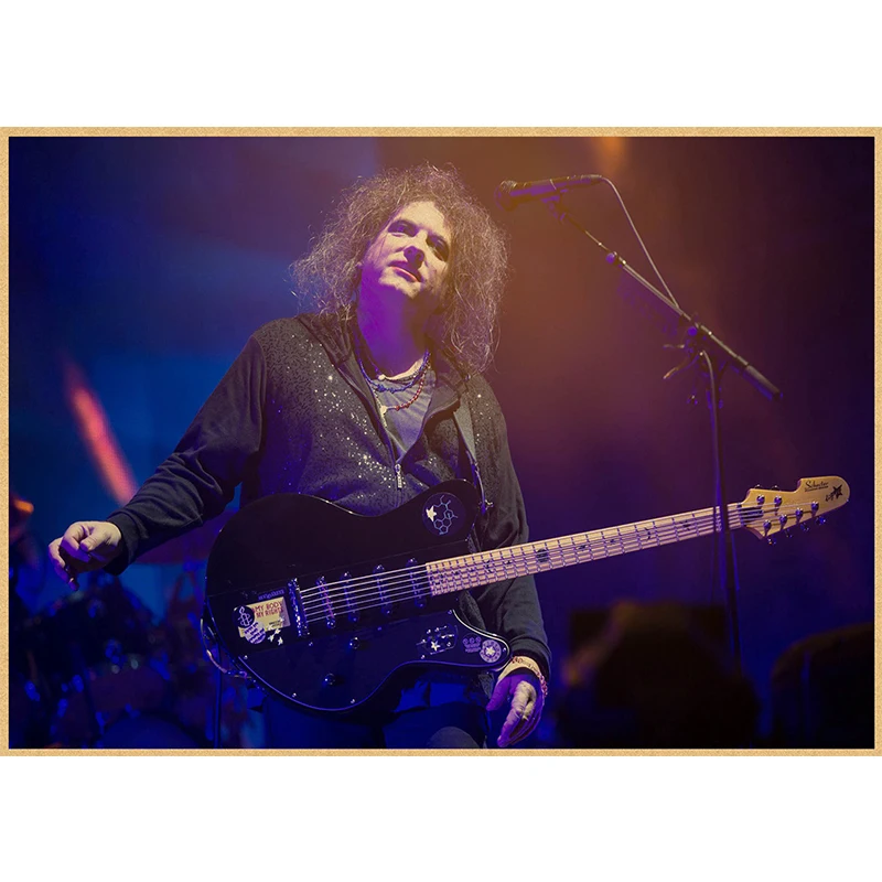 Постер The Cure Rock из крафт-бумаги постер для бара/кафе ретро наклейки на стену 30x21 см