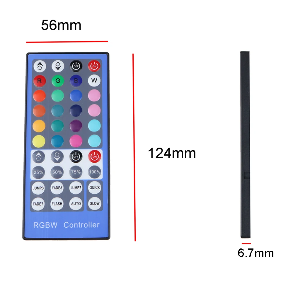 RGBW Led контроллер Диммер ИК пульт дистанционного управления набор DC12-24 V 40Key для 5050