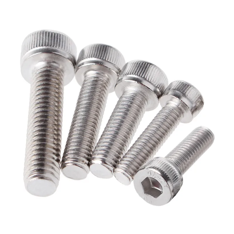 

10pcs M2.5*3-M2.5*30 304 stainless steel knurled cup head Hexagon screw HM hexagon bolt