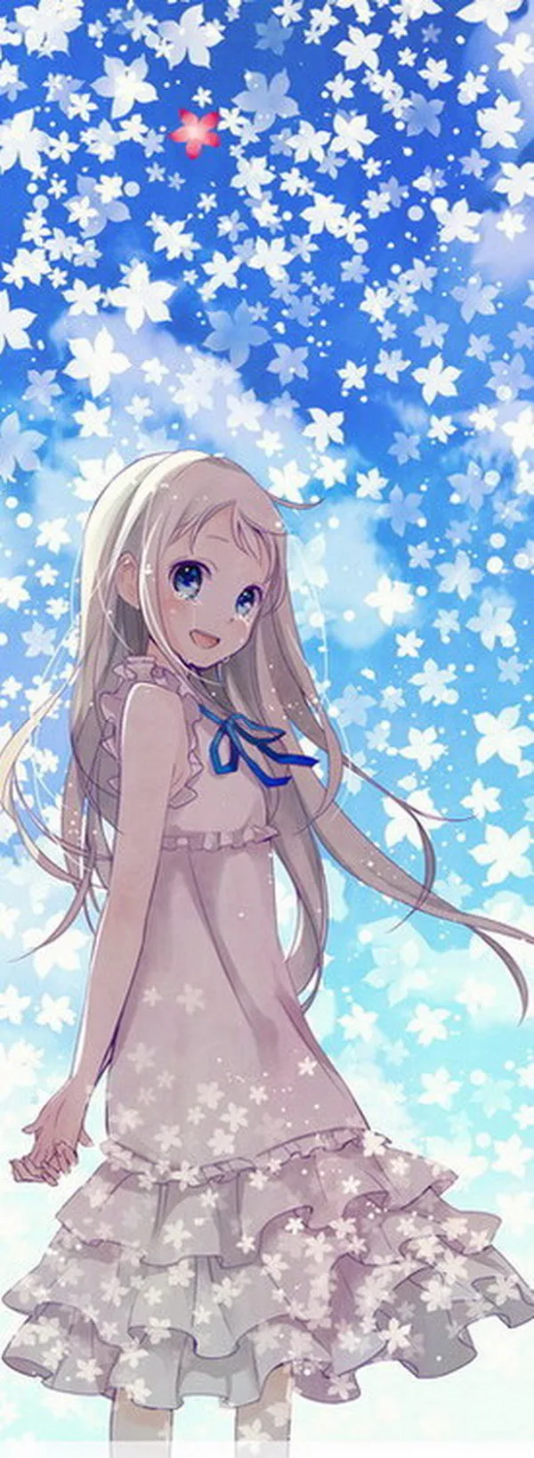

Anohana: The Flower We Saw That Day Anime Meiko 79*29CM Wall Scroll Poster #35767