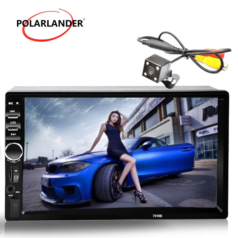 2DIN 7 дюймов Bluetooth автомобильное радио сенсорный экран FM USB TF Зеркало Ссылка