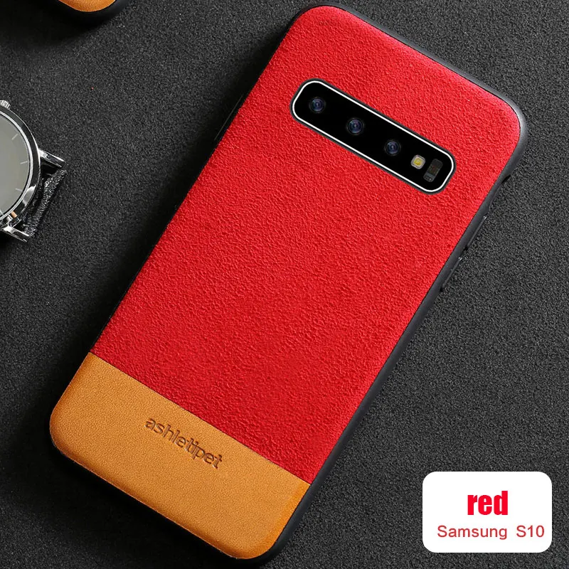Деловой кожаный чехол для телефона для samsung Galaxy S10 Lite чехол из натуральной кожи черный чехол для телефона для samsung s10 plus - Цвет: H67