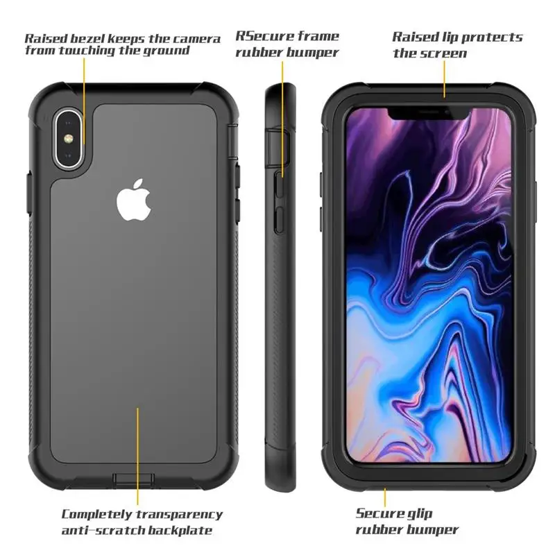 Чехол life water Shock для iPhone XS защита от грязи и снега 5 8 дюйма с чехлом распознавания