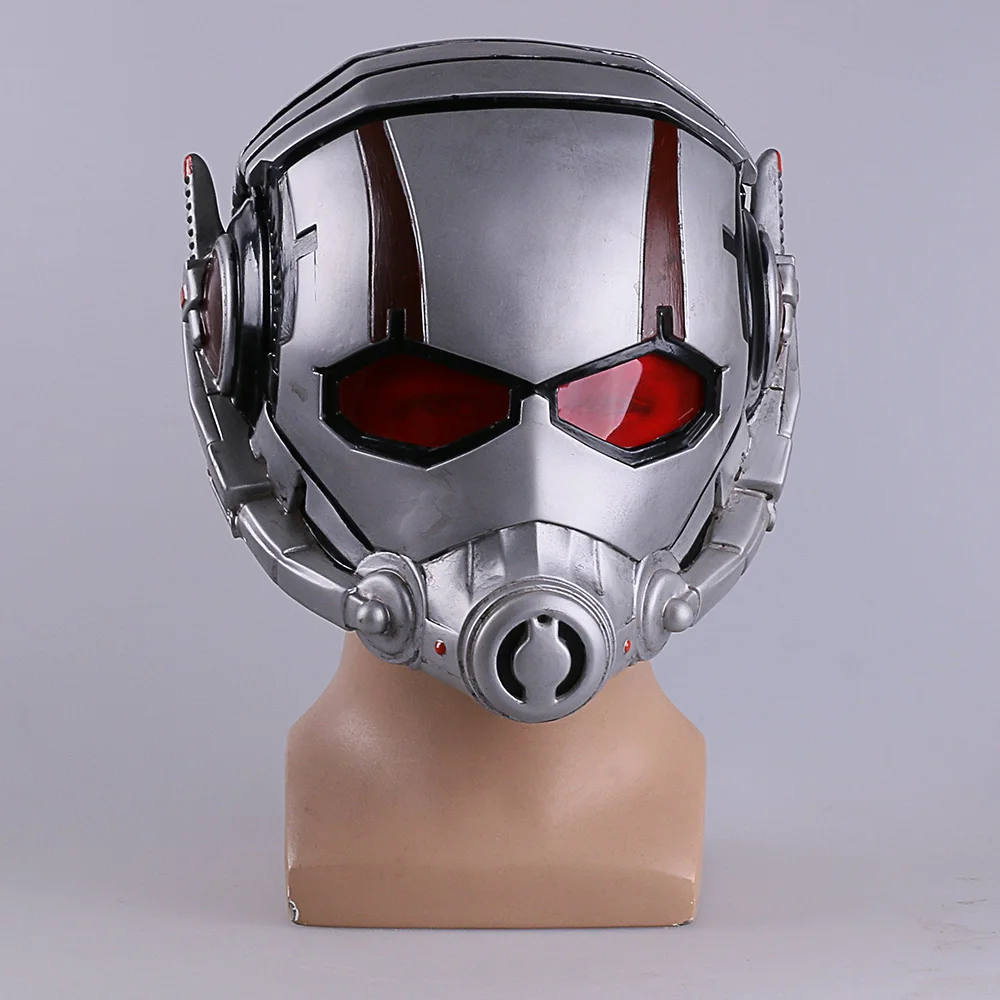 Человек-муравей Maschera Antman костюм Ресина человек-муравей Шлем ПВХ Косплей Maschera di тушь для Хэллоуина маска Бэтмен Железный человек Шлем