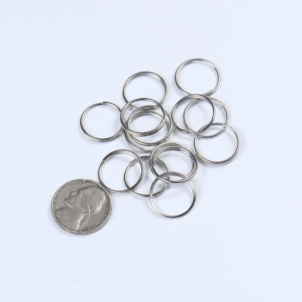 100PC/Llot 11MM Silver Plated Steel round Rings Chandelier Crystal Golden Connector Pendant Ring Bead Curtain Accessories | Лампы и
