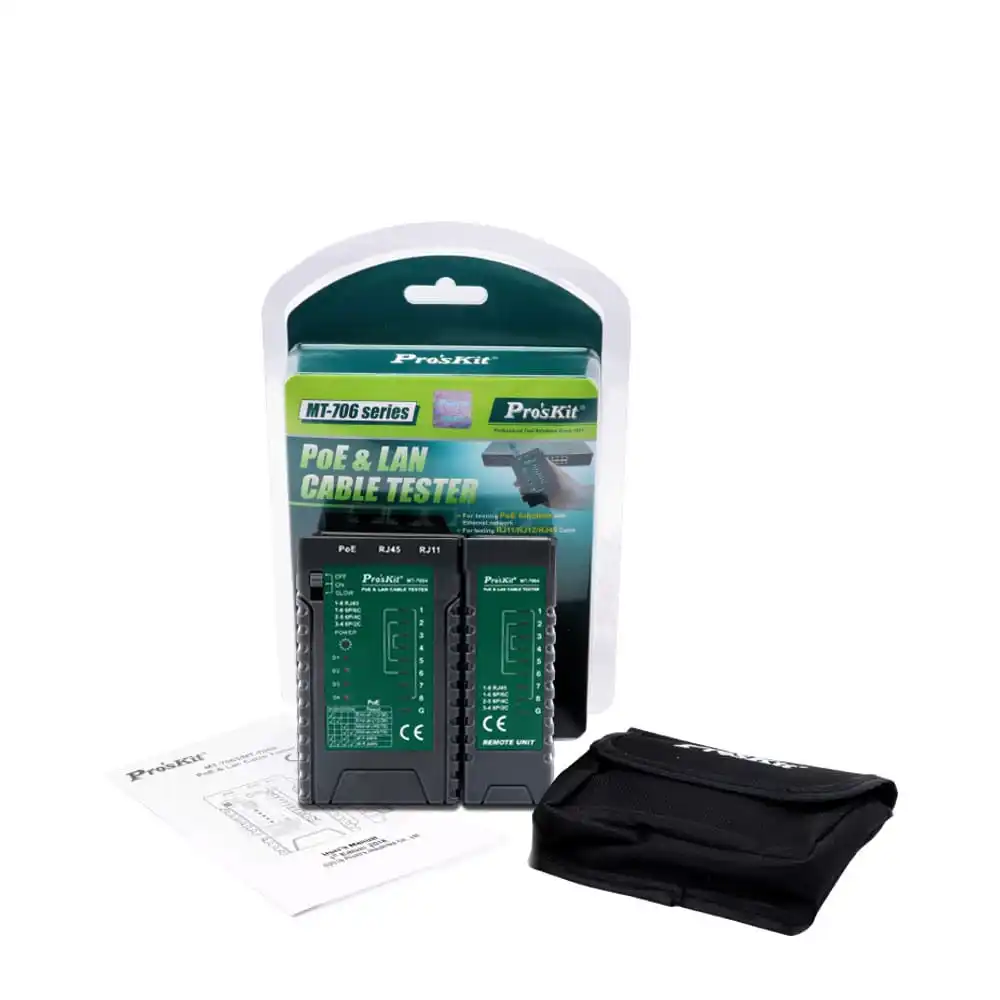 Po'sKit MT-7064-C POE and LAN Cable Tester network tester Multi-function line meter Video monitoring test |