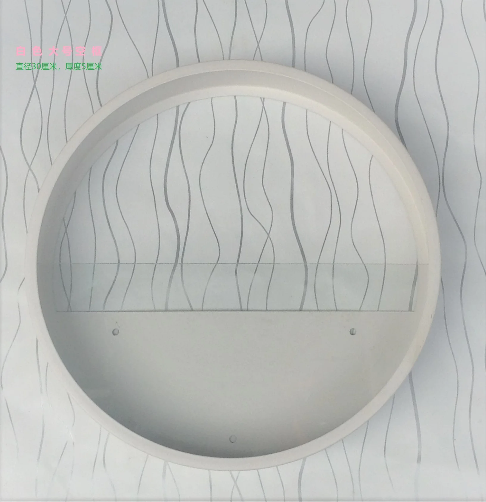 White-30cm Короткая настенная ваза железная искусство сплошной цвет Искусственный цветок цветной каменный держатель подвесные вазы для дома Рождественская вечеринка украшения - Цвет: White-30cm
