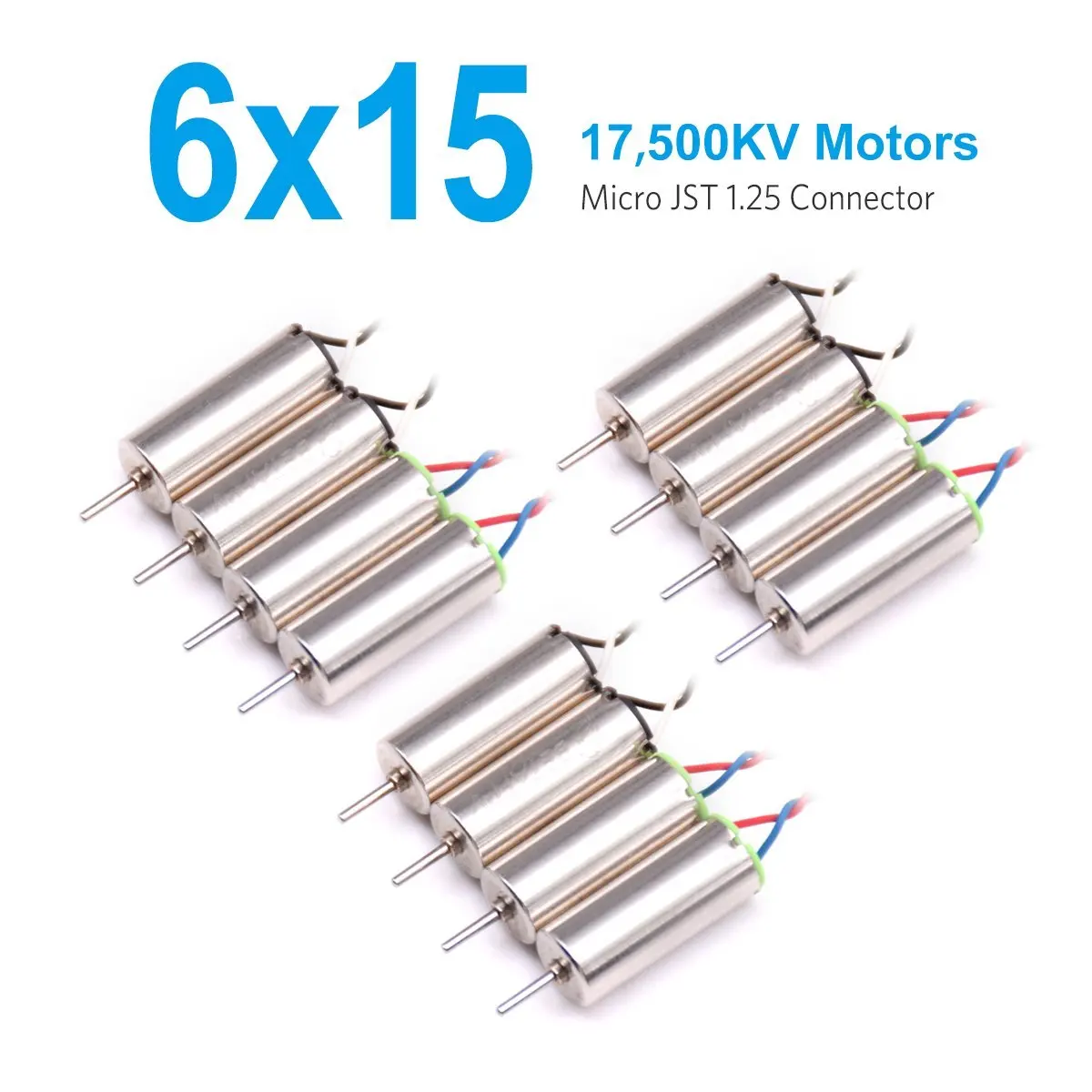 Betafpv 3 комплекта 6x15 мм Двигатель (Скорость: быстрее) 17500kv tw соус edition с JST 1.25 разъем