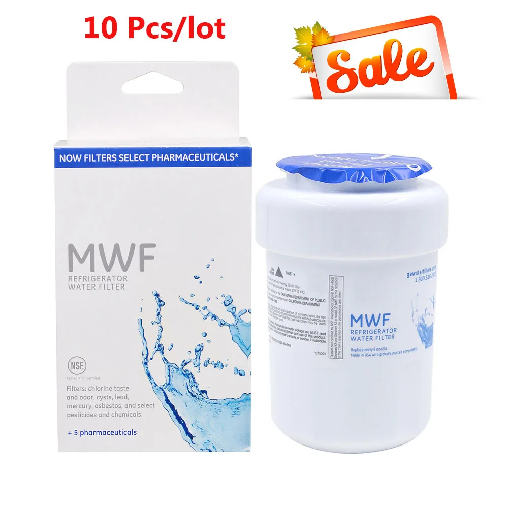 On Sale And Free Shipping! Water Purifier General Electric Mwf Refrigerator Water Filter Replacement Cartridge 10 Pcs/lot