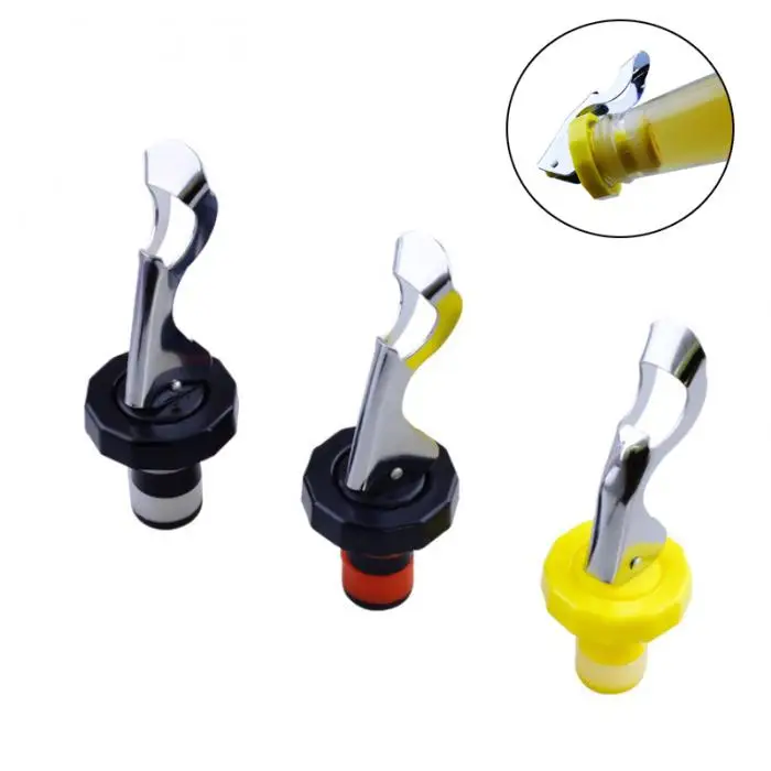 High Quality Silicone Reusable Bottle Stopper Wine Beverage Bottle Stopper for Kitchen VE
