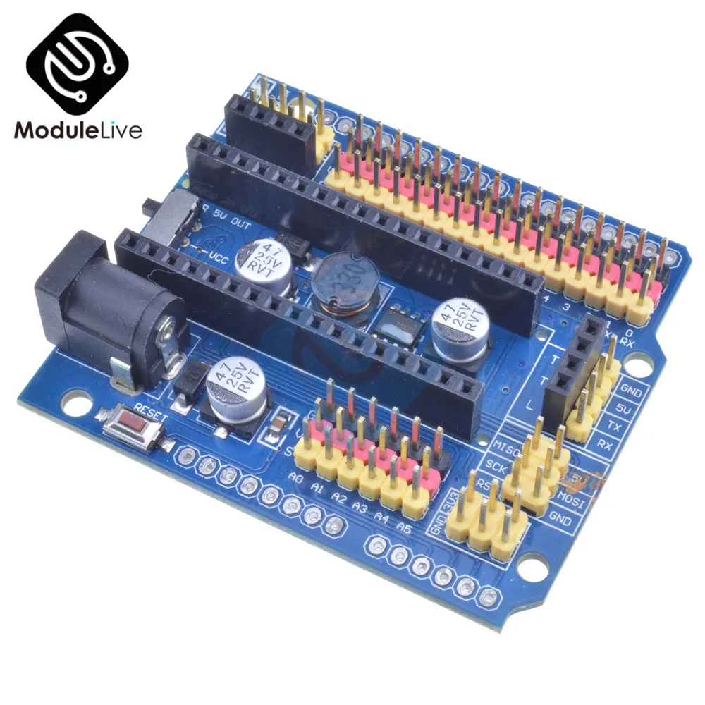 Плата расширения Micro Sensor Shield Module для Arduino Nano v3.0 3 0 I/O IO R3 Leonardo one | Инструменты