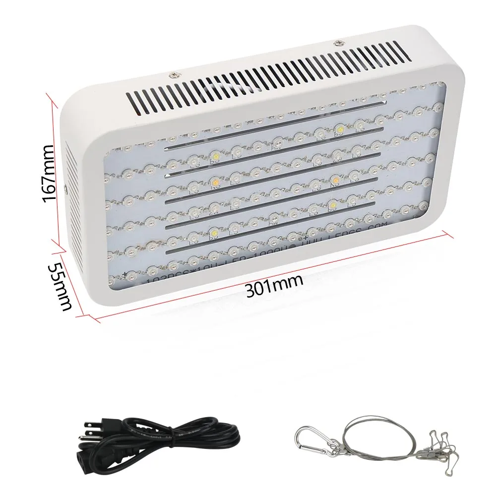 1000W LED Grow Light Venesun полный спектр с 102 шт тройными чипами для комнатных растений Veg и