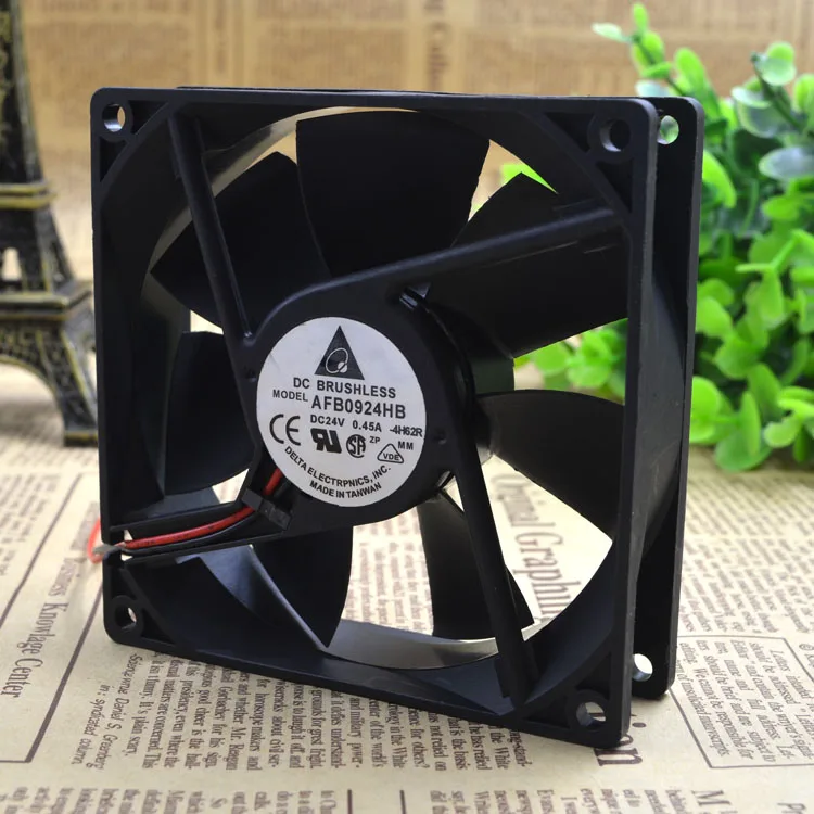 Бесплатная доставка. AFB0924HB DC 24 v 0 45 A 90*90*25 мм 9 см конвертер охлаждающий
