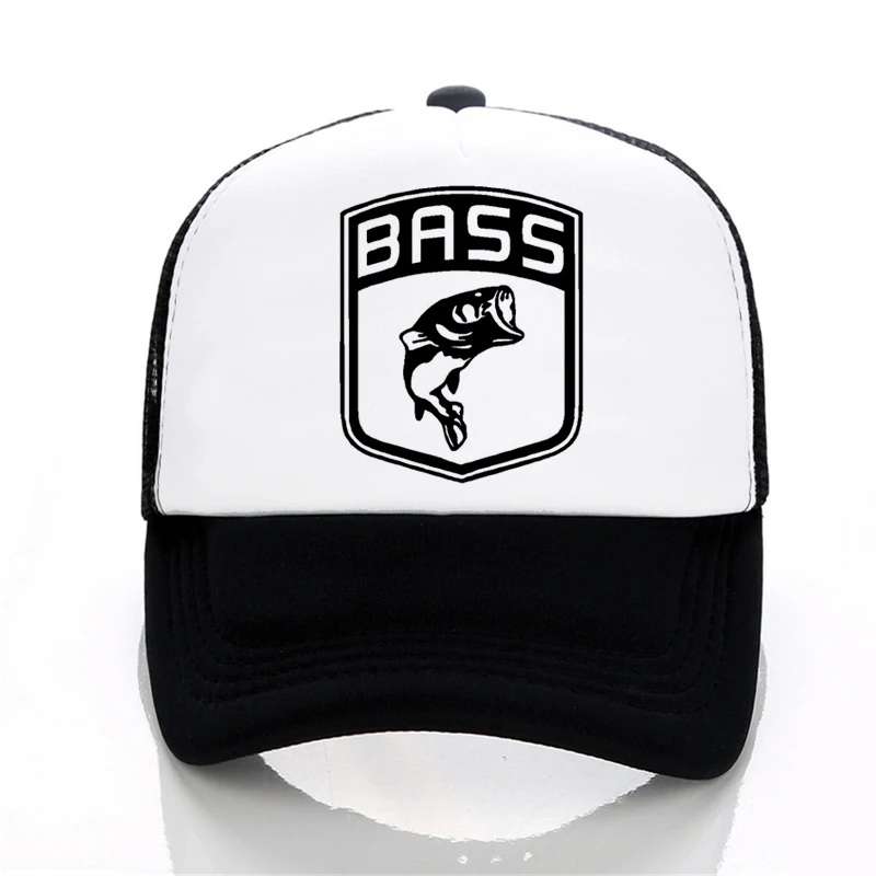 

Men Women hat Bass Fishinger Fish Bait Carp Angling Men Baseball Caps summer print letter cap Hot Selling Funny Mesh tricker hat