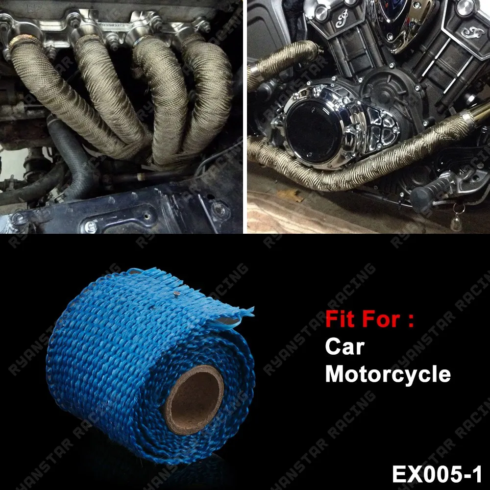 Бесплатная доставка 2 &quotx 1 м производительный глушитель лента коллектор Downpipe