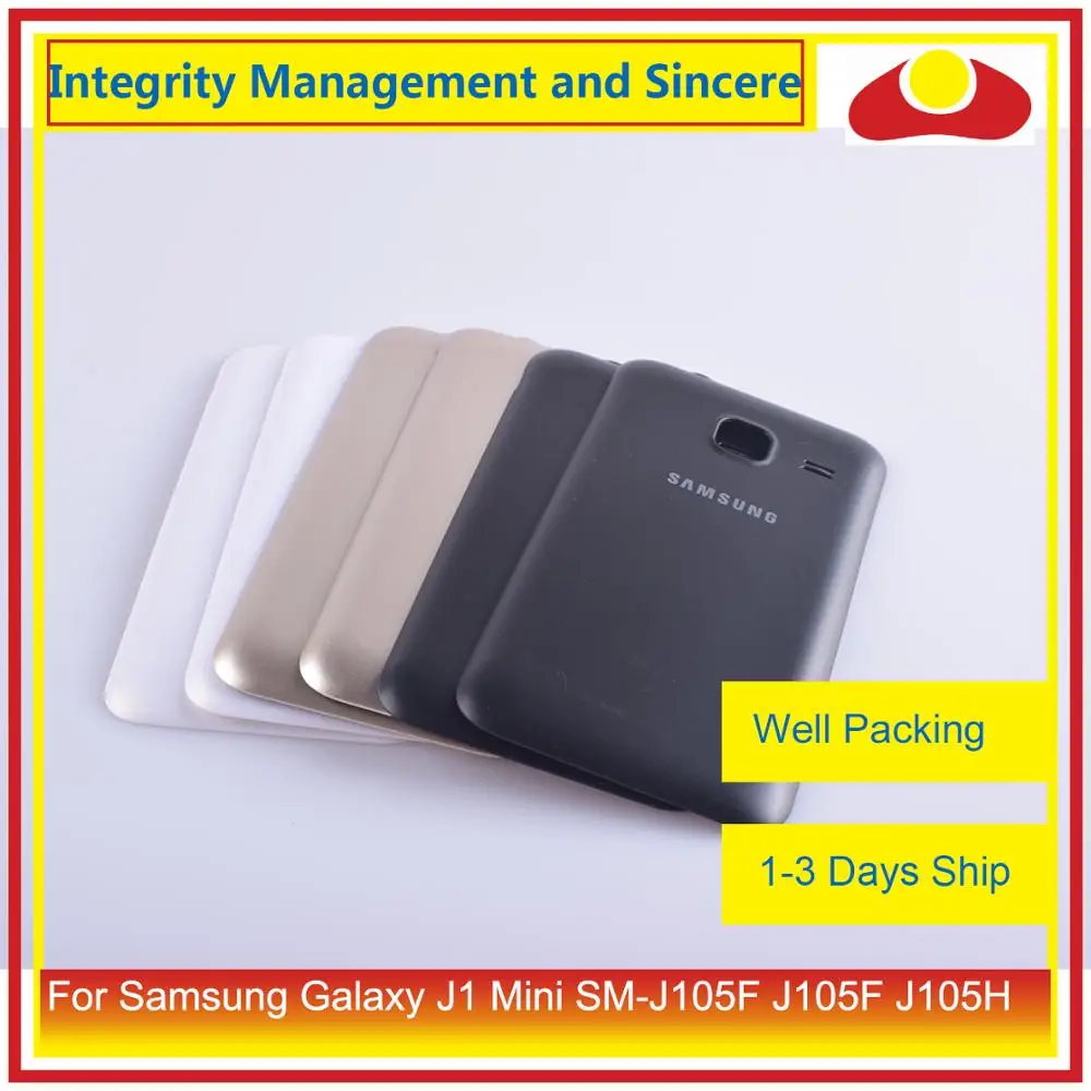 10 шт./лот для Samsung Galaxy J1 Mini SM J105F J105H J105 корпус батарейный отсек задняя крышка