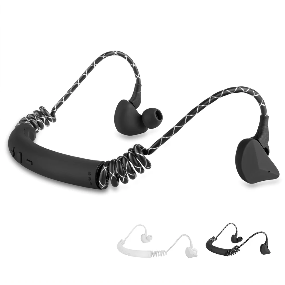 Беспроводные наушники Bluetooth Шейным блютуз Беспроводной Спорт гарнитура в ухо