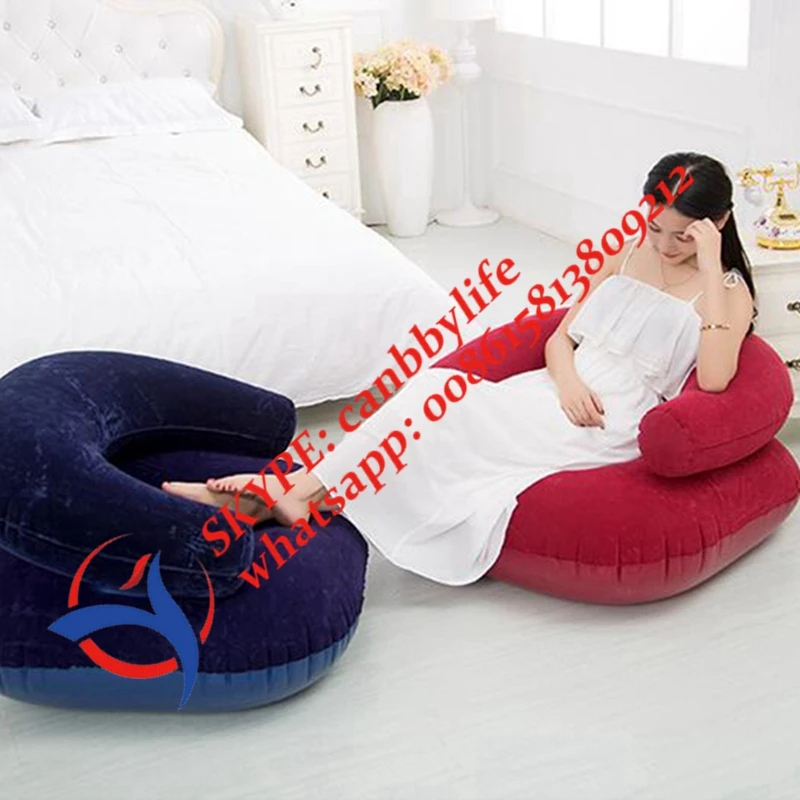 Синий/красный 36 &quotодин человек стекались подлокотник стул + один надувной удар