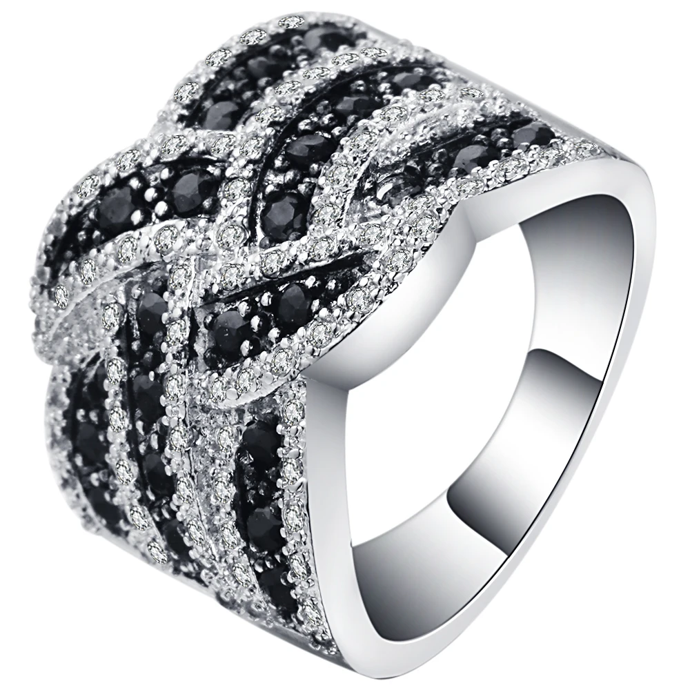 Женское кольцо на палец с фианитом|ring jewelry|ring womenletter ring |