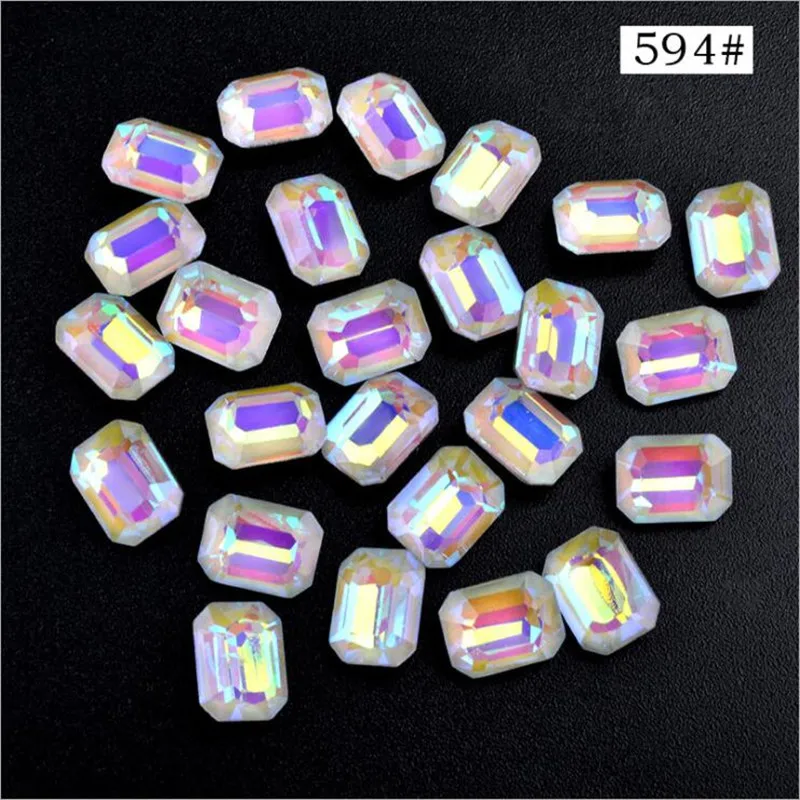 10psc новый протеиновый Блеск Стразы 3d-украшения для ногтей блестки ногти
