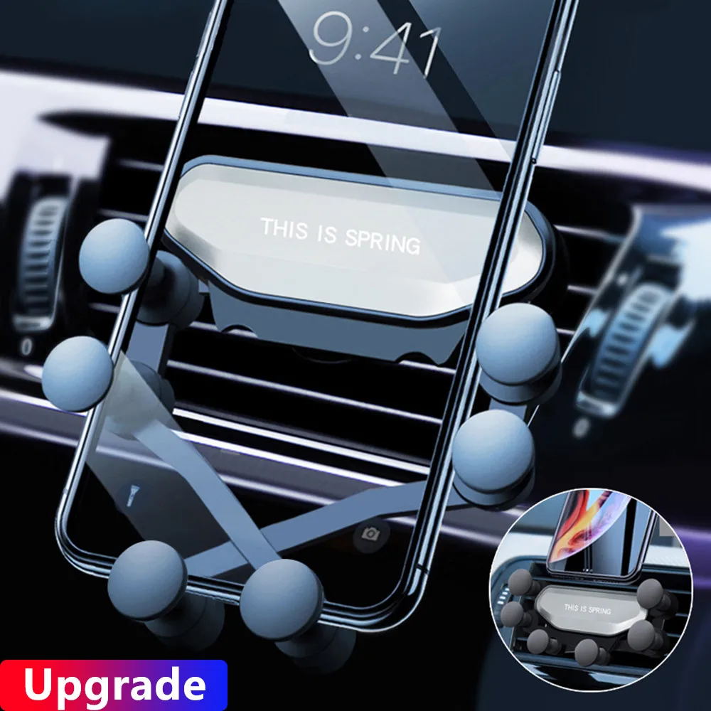 Гравитационный Автомобильный держатель для телефона Универсальный вентиляции