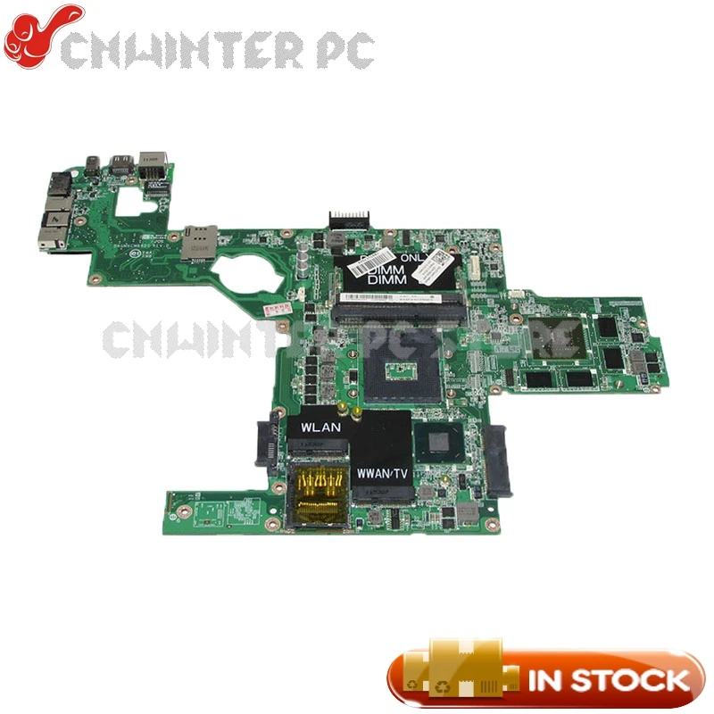 

Материнская плата NOKOTION DAGM6CMB8D0 CN-0714WC 0714WC для ноутбука Dell XPS 15 L502X, материнская плата HM67 DDR3 GT540M 2 Гб