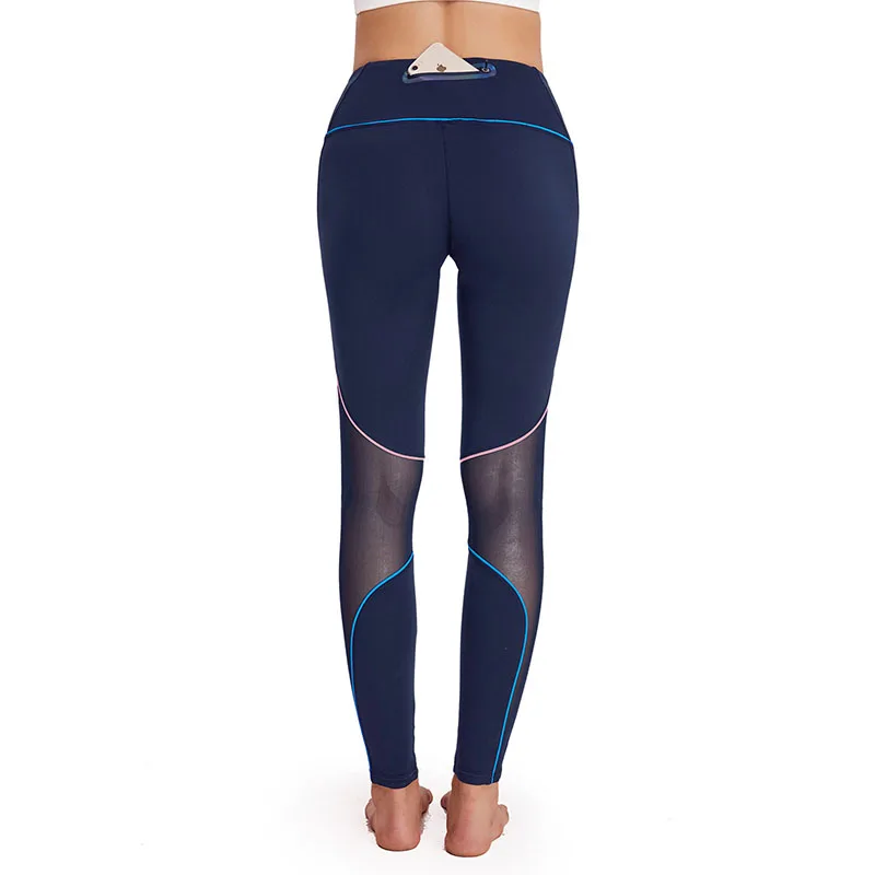 LA'MO ACTIVE 4 Way Stretch Качественные Спортивные Леггинсы с карманом на молнии сзади