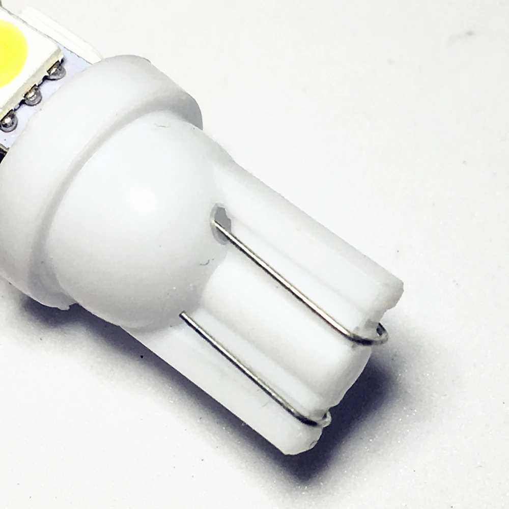 Светодиодные Автомобильные лампы T10 светодиодные W5W 5SMD светодиодный 5050 194