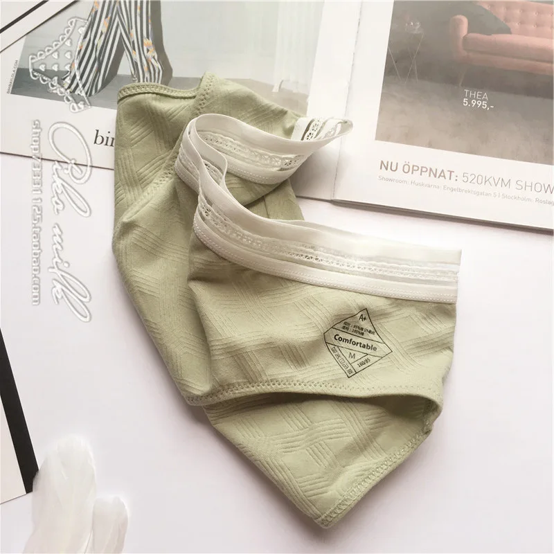 Женское нижнее белье SP & CITY бесшовные хлопковые трусы с принтом мягкие