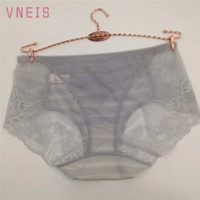 Vneis женщин underwear трусы сексуальные женские трусики полностью прозрачные кружева