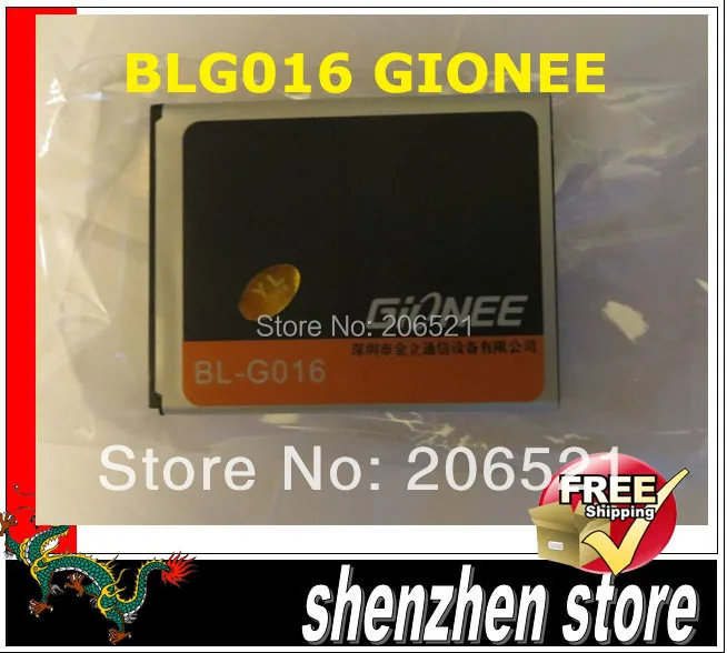 New BL-G016 1600 mah Battery For Gionee GN868 BLG016 Free shipping Airmail + tracking code
