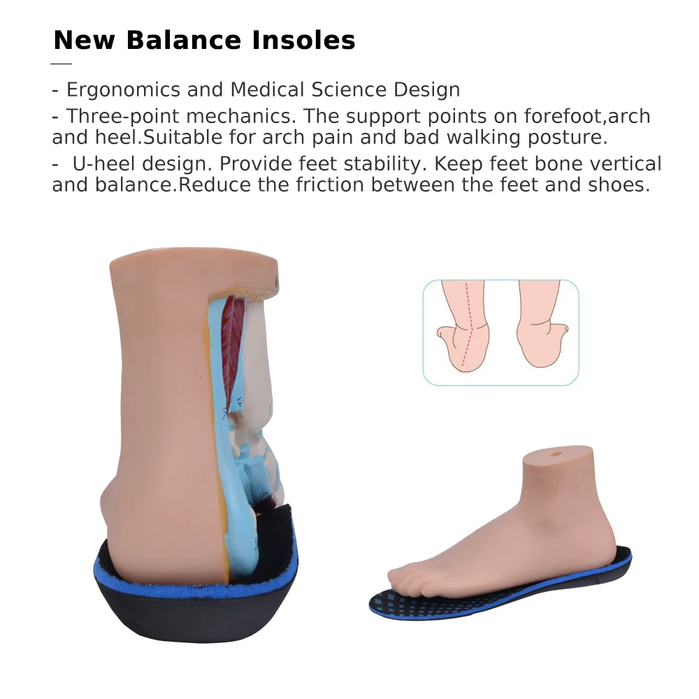 EXPfoot 3D Премиум Высокое качество ортопедические стельки O/X-leg полый стопы супинатор ортопедические подошвенный фасциит Беговая стелька