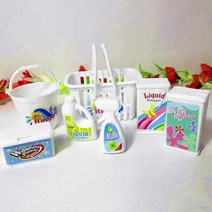 Бесплатная доставка, детский игровой дом, коробка swag, ведра, моющие средства, домашнее хозяйство набор для мойки для куклы Барбикуклы Келли