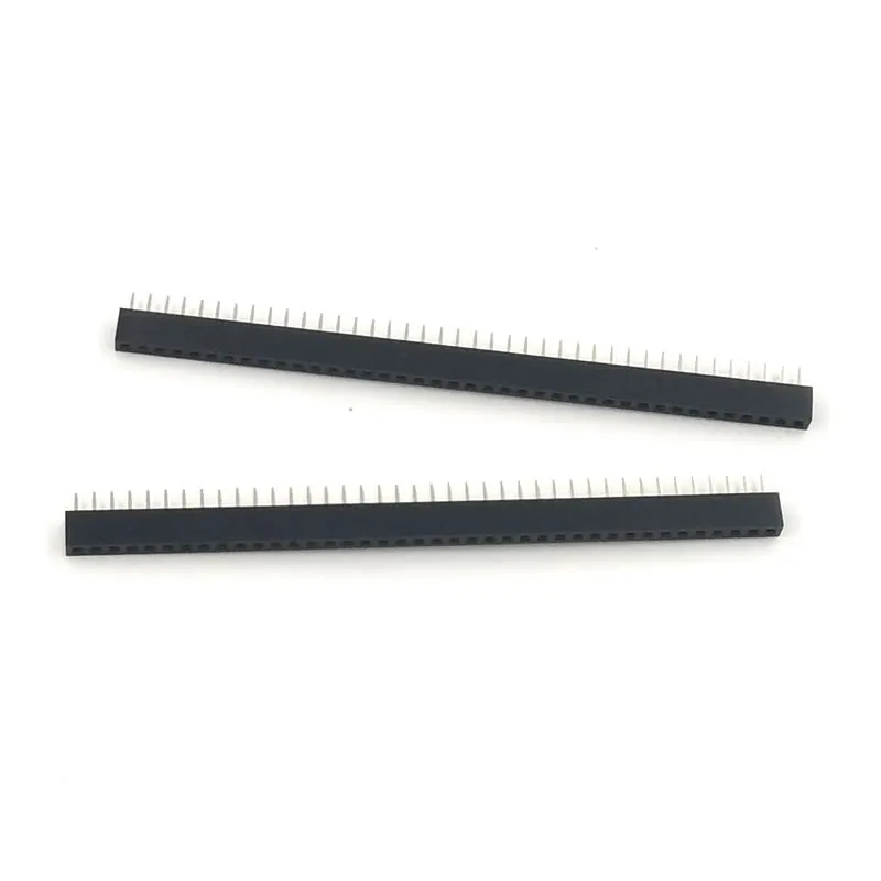 10 шт./лот штыревой разъем 2 мм 40 pin 1x40 1*40 женский Однорядный разъем|pin strip female|4