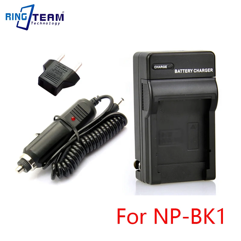 

NPBK1 NP-BK1 Battery Charger BC-CSK and DC Car Adapter for Sony Digital Camera Cyber-Shot DSC-S750 S780 S950 S980 W180 W190 W370