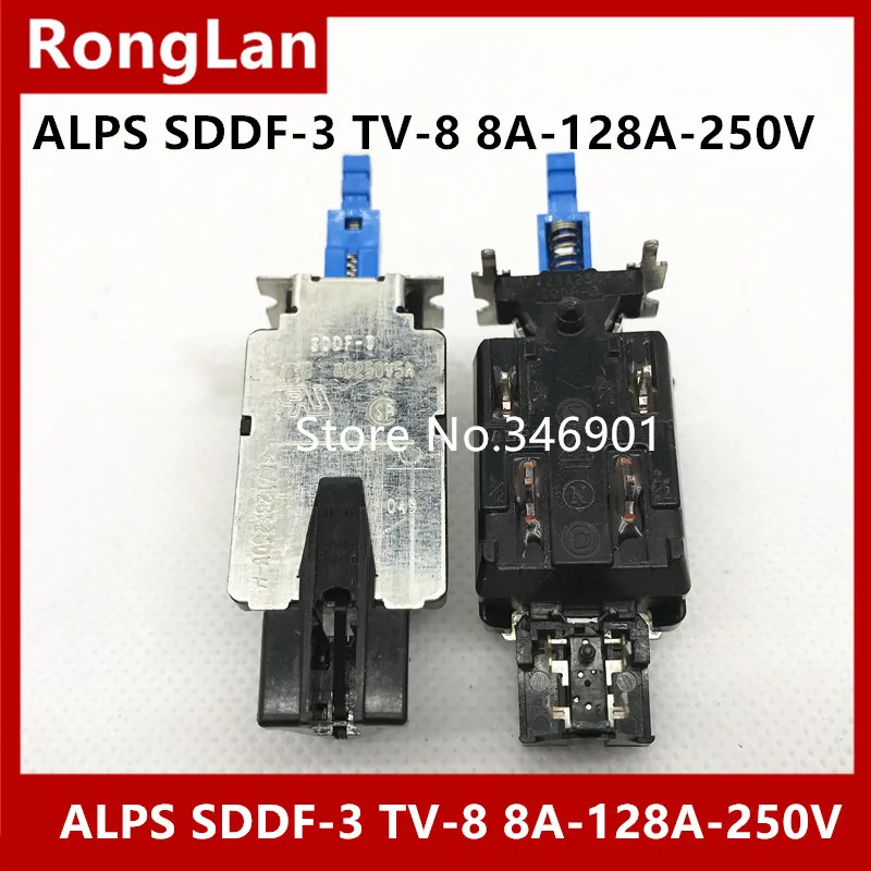 [SA]ALPS power switch выключатель питания SDDF 3 8A 128A 250V 10 шт./лот|power off switch|power switching modulepower supply |