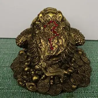 Vintage Collection Bronze Delicate (zhao cai jin bao) Tripods Toad Statue | Дом и сад