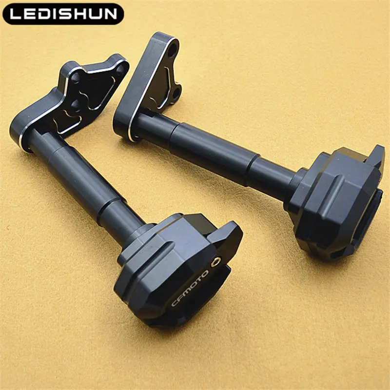 Black Для CFMOTO 400NK 650NK CF400NK CF650NK 400 NK 650 NK NK400 NK650 рамка Ползунки протектор мотоцикла защита от падения CNC - Цвет: Black