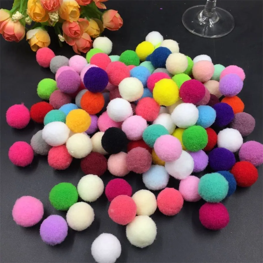 1000 pcs 1cm Mix color Pompom Eyes for Toys Pompones Needlework Wholesale Costume Jewelery DIY Crafts Materials Accessory | Дом и сад