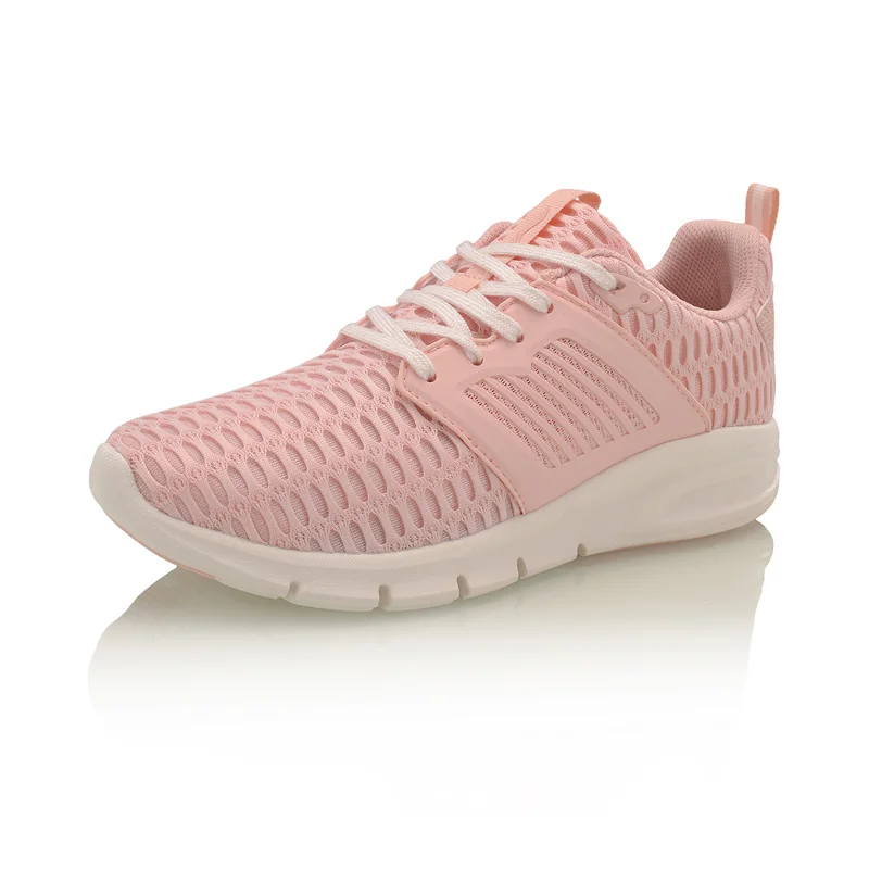 Li Ning Женская прогулочная обувь дышащие Спортивные кроссовки с подкладкой из моно