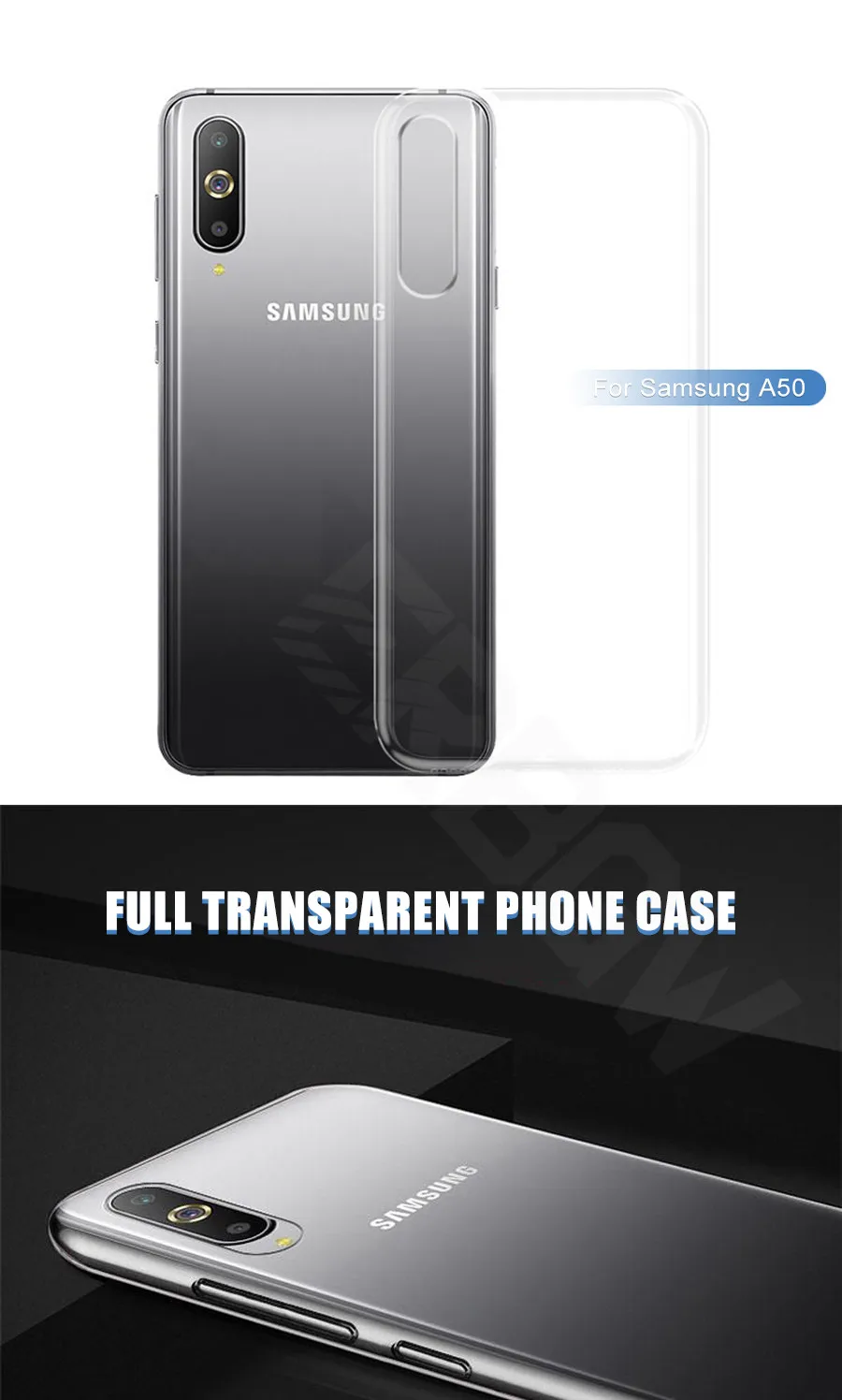 Ультра тонкий прозрачный TPU чехол s для samsung Galaxy A10 A20 A30 A40 A40s A50 A60 A70 A80 A90 M10 M20 M30 мягкий прозрачный силиконовый чехол